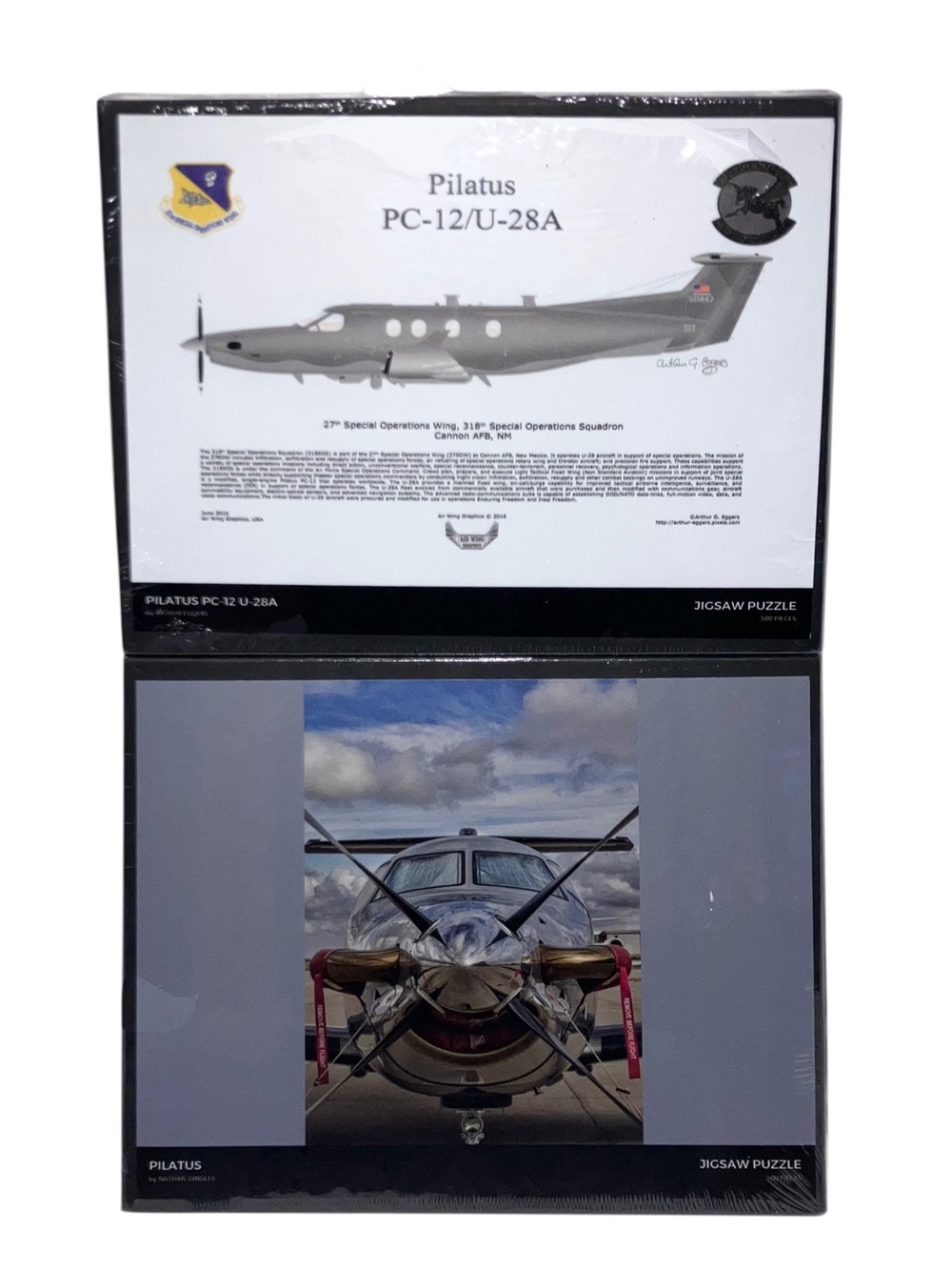 Father’s Day Gift Idea! Lot of 2 Pilatus 500 Piece Puzzles Fine Art New Sealed